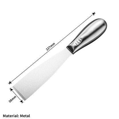 Espátula de Aço Inoxidável de Peça Única para Massa, Ferramenta de Gesso, Raspador de Massa, Espátula Raspadora para Rejunte de Azulejos de Chão e Parede