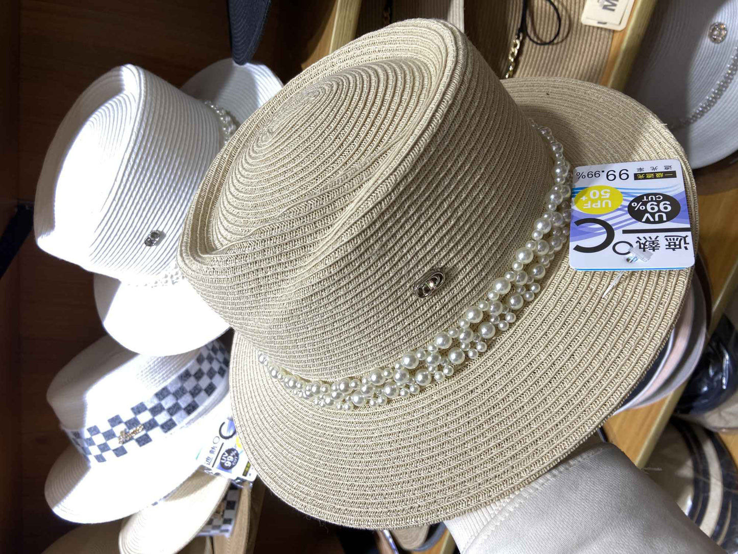 Chapéu de palha Raffite com aba grande para Jazz, chapéu de praia retrô inglês versátil para mulheres com proteção solar, estilo Hepburn, chapéu de senhora francesa
