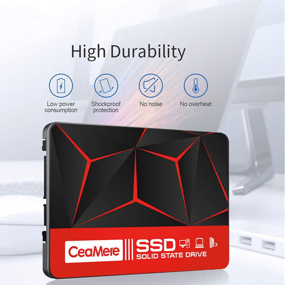 CeaMere Ssd 5PCS-10PCS 120GB 128GB SSD SATA 240GB 256GB Disco Rígido 480GB Unidade de Estado Sólido Interna para laptop desktop