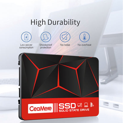 CeaMere Ssd 5PCS-10PCS 120GB 128GB SSD SATA 240GB 256GB Disco Rígido 480GB Unidade de Estado Sólido Interna para laptop desktop