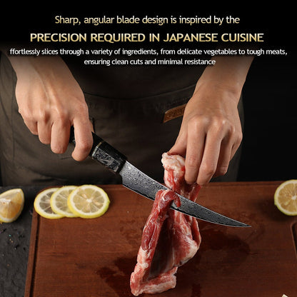 Professional 67-layer Damascus Japanese Kitchen Nakiri Gyuto Chef bread boning Knife Set Home kitchen tool with Carbon Fiber HD