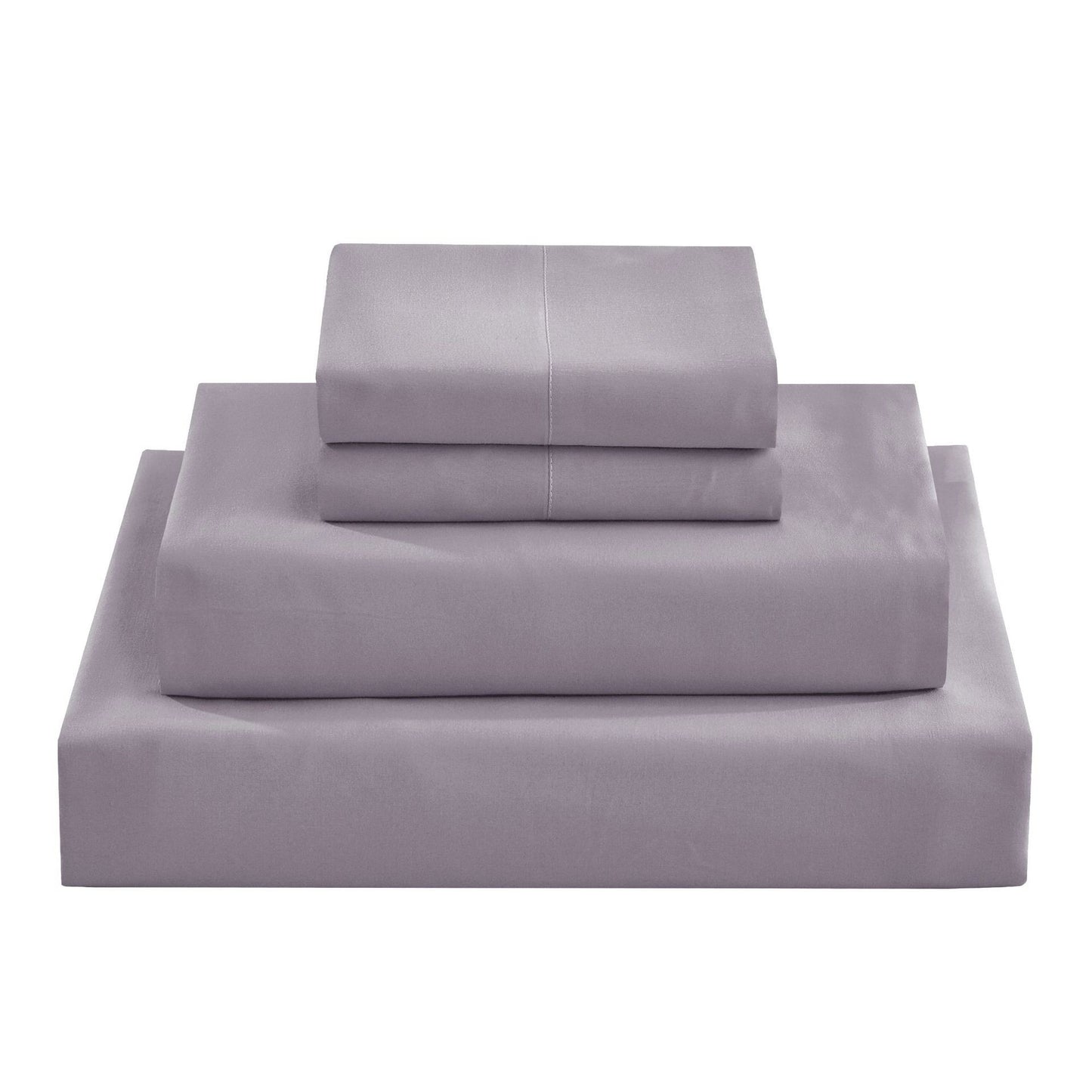Conjunto de Lençóis Sedosos e Luxuosos de 3/4 Peças, Lençóis Macios de Bolso Profundo, Conjunto de Cama Refrescante, 1 Lençol de Elástico, 1 Lençol de Cima, 1/2 Fronhas