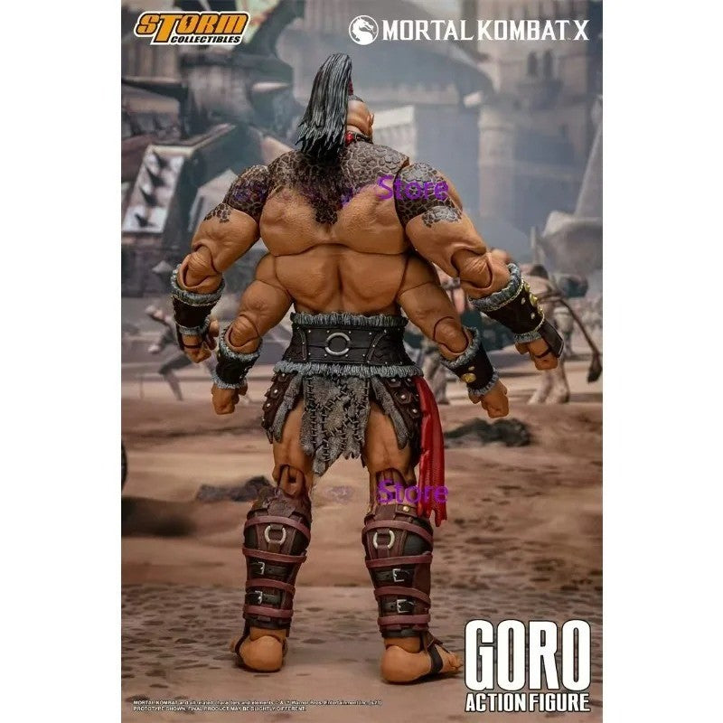 Em estoque Original STORM TOYS Storm Mortal Kombat GORO Boneco de Anime Modelo Colecionável Presente