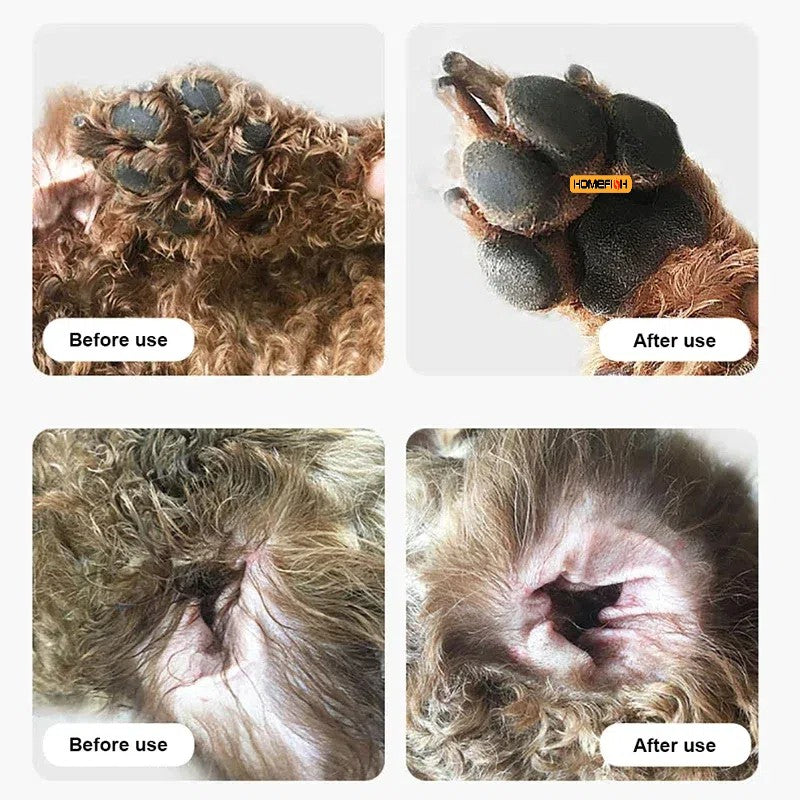 Máquina de Tosa Elétrica Profissional para Cães Aparador de Pelos de Patas para Animais de Estimação Tesoura de Tosar Gatos Aparador de Pelos de Bumbum e Orelhas