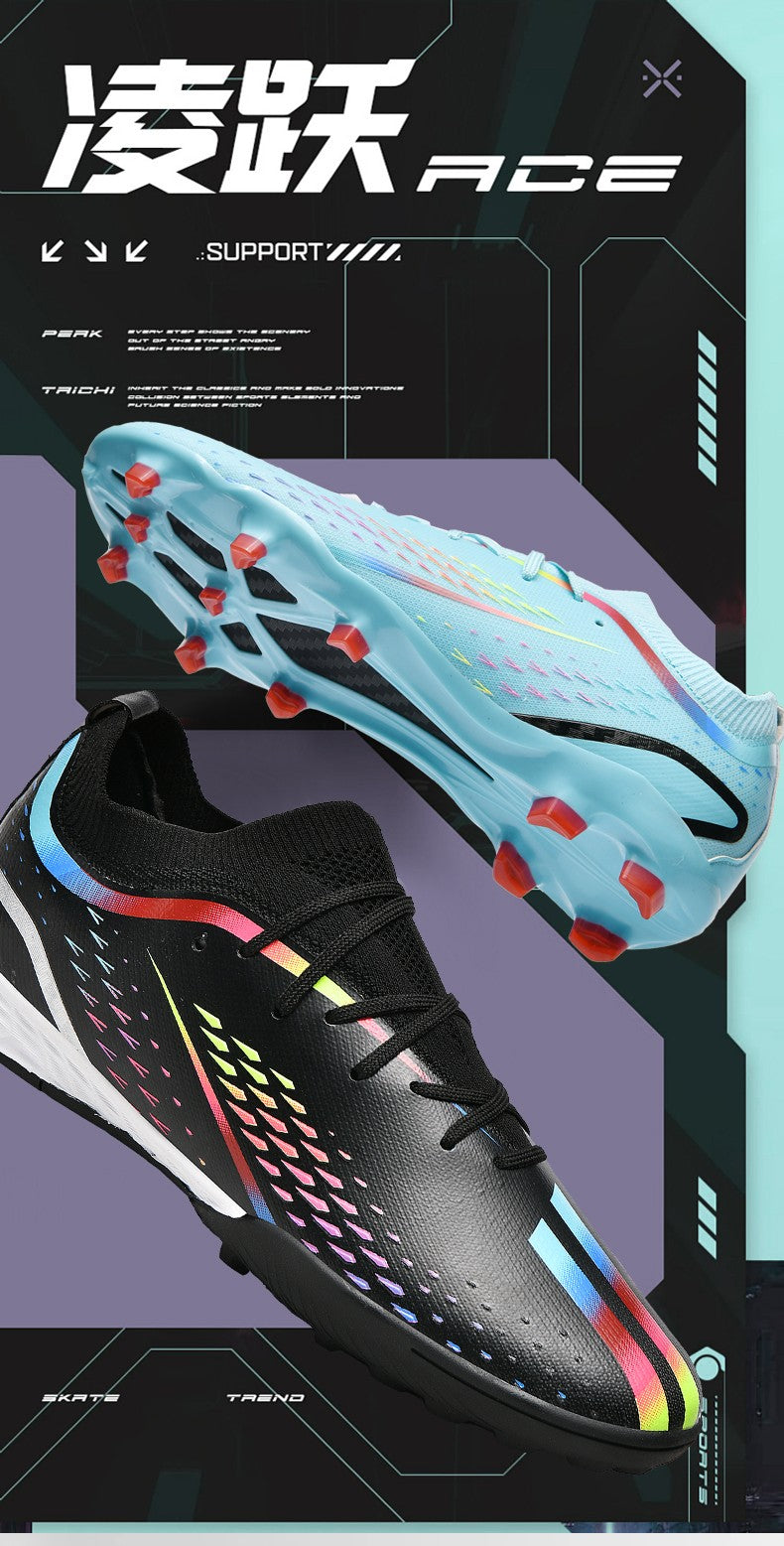 New Men Ultralight Soccer Shoes TF/FG Professional Football Boots Unisex Non-Slip Training Soccer Cleats Outdoor Field Chuteira