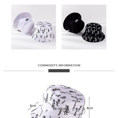 Bucket Hats For Men Women Korean Style Print Cap Panama Hat Sandbeach Sunhat Fishing Hat Fisherman Cap for Hip Hop Bob Gorro