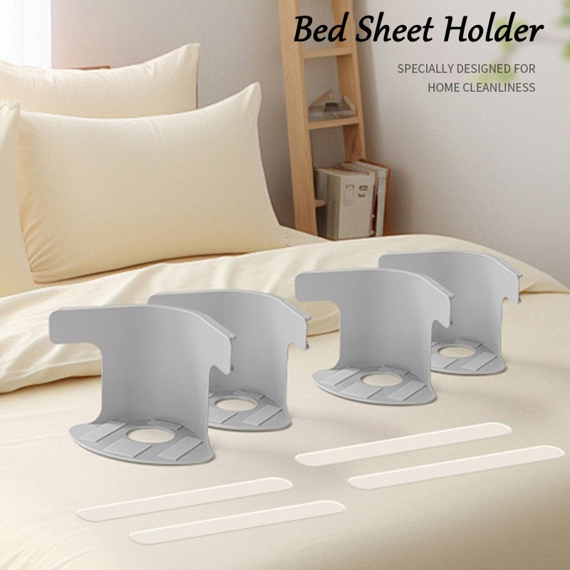 4Pcs Invisible Bedsheet Corner Tightener Clips Multifunctional Bed Sheet and Bed Cover Grippers Non-Slip Quilt Cover Fixed Clips