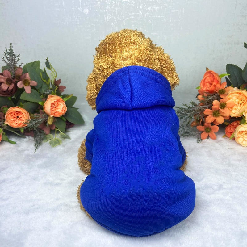 Moletom com Capuz de Inverno para Cães, Blusão Esportivo Quente, Roupa para Cães Pequenos, Médios e Grandes, Moletons com Capuz para Filhotes