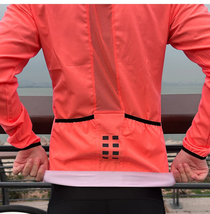 WOSAWE Women Cycling Jackets Cycling Tops Riding Bike Windproof MTB Coat Reflective Jacket