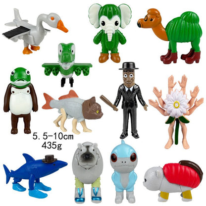 Boneco de brinquedo italiano Brainrot Tung Sahur Tralalero Tralala Figuras Bombardino Crocodilo Shimpanzini Bananini Decoração de modelo Boneca Presente