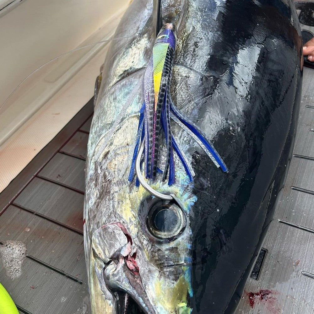 1 Isca de Corrico 65G/100G Pesca em Barco em Águas Profundas Isca de Atum Polvo Iscas de Água Salgada para Mahi Marlin Wahoo Acessórios de Pesca de Grande Porte