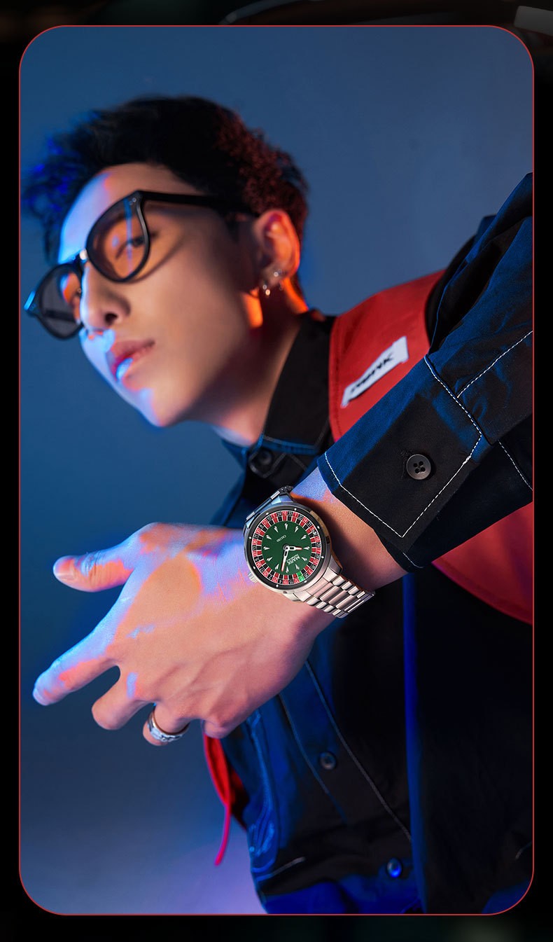 High Quality Mark Fairwhale Mens Wristwatch Fashion Unique Rotating  Roulette Dial Waterproof Quartz Man Watche Dropshipping ?