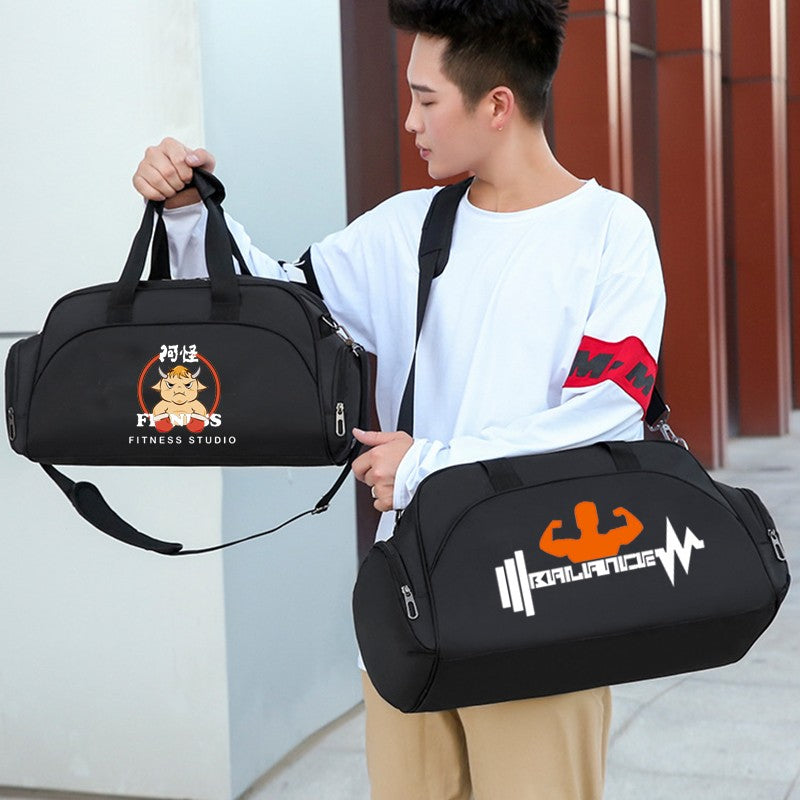 Customize Men Sport Gym Bag Women Yoga Training Bag Travel bag Duffle Bag DIY Swim Fitness bag Weekend Bags Printed Logo