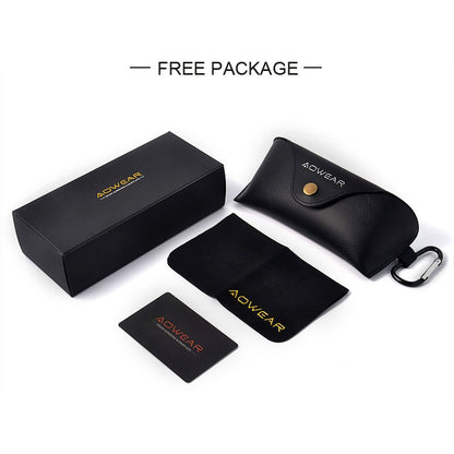 AOWEAR Brand Designer Polarized Sunglasses Men Aviation Coating Mirror Sun Glasses for Man Women oculos gafas lentes de sol