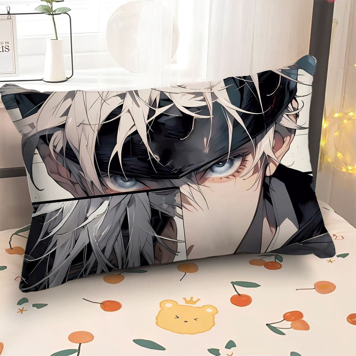 Jujutsu Kaisen peripheral pillow double side pillowcase Cartoon anime Itadori Yuji bedroom bed pillow Gojo Satoru soft pillow