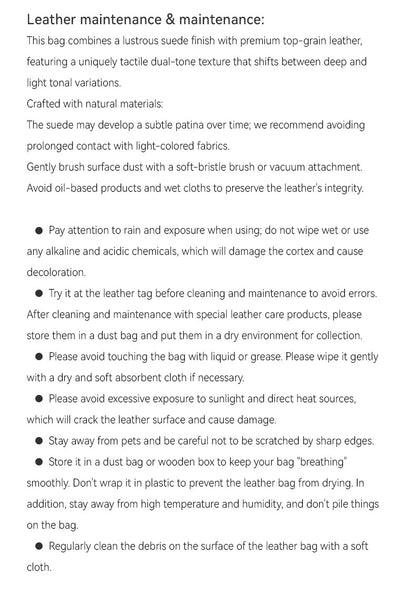 ?Genuine Suede Women's Bag Large Capacity Crossbody Underarm Tote for Commuting Multi-functional Hobo Bag