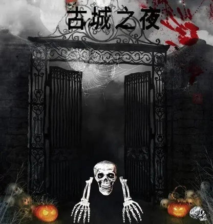 Garden Decoration Holiday Skull Bone Props Ground Breaking Horror Halloween Decoration Skull Party Accessories Gift Decoration