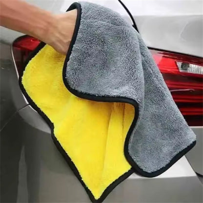 Double Sides Car Microfiber Cloths Super Absorbent Washing Drying Cleaning Towels Auto Detailing Towel Rags Clean Tool