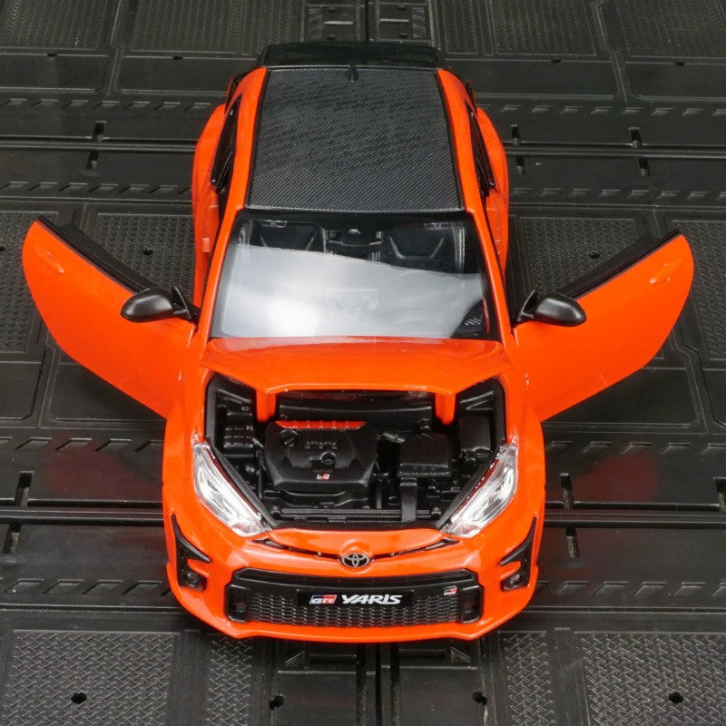 Maisto 1/24 GR Toyota Yaris Carro de Liga Leve Modelo Diecast Veículos de Metal Modelo de Carro Alta Simulação Escala em Miniatura Brinquedo Infantil de Presente