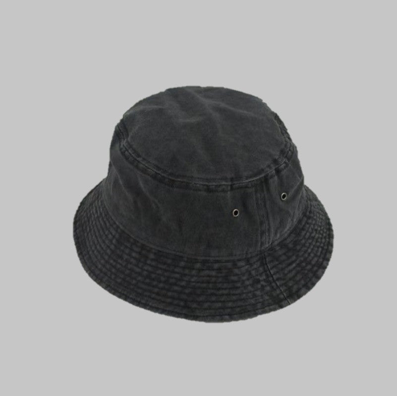 Fashion Women Men Washed Denim Solid Vintag Bucket Hats Lady Male Spring Summer Autumn Panama Fisherman Cap Hat For Women Men