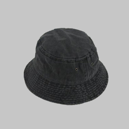 Fashion Women Men Washed Denim Solid Vintag Bucket Hats Lady Male Spring Summer Autumn Panama Fisherman Cap Hat For Women Men