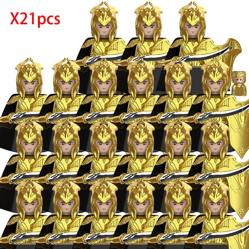 Lord of the Rings Elfos Orcs Exército Anões Rohan Mini Bonecos de Ação Blocos de Montar Brinquedos para Crianças Presente de Aniversário