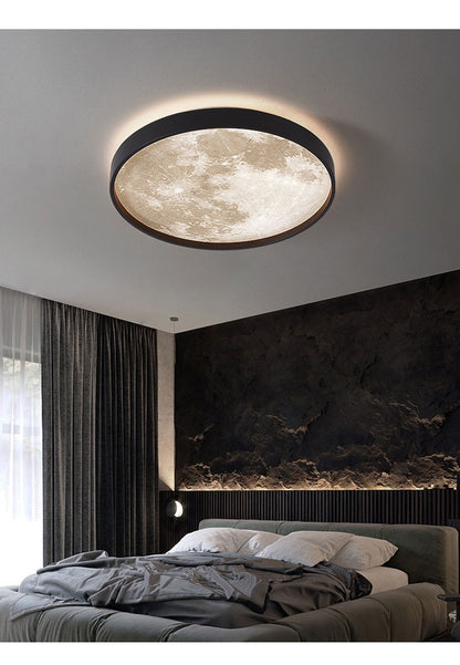 Moon Wall Lamp Living Room Background Wall Ceiling Lamp Art Bedroom Ceiling Lamp Imitating the Moon Surface Decorative Lamp