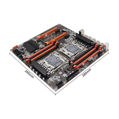 Kit Placa-mãe X99 Dual CPU lntel Xeon E5 2680 V4 e DDR4 64 GB (4*16 GB) LGA2011-3 M.2 NVME para Computador Desktop Gamer