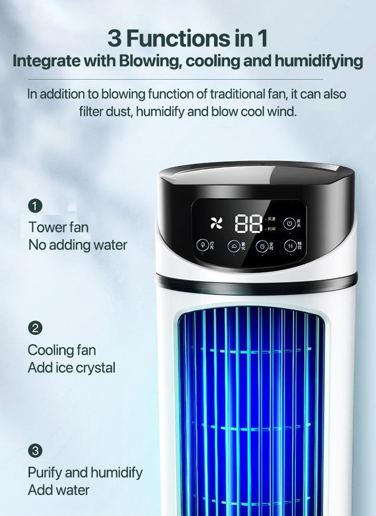 Mini Ar Condicionado Portátil USB Ventilador Refrigerador de Ar Resfriamento a Água Ar Condicionado Refrigerador de Ar para Casa e Escritório