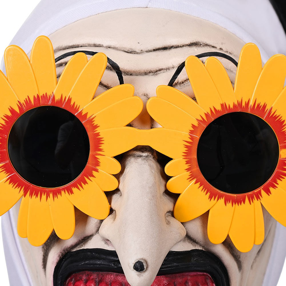 Art the Clown Cosplay Retro Trumpet Prop Mask Horn Glasses Honor Movie Terrifiering Costume Accessories Outfits Halloween Fancy