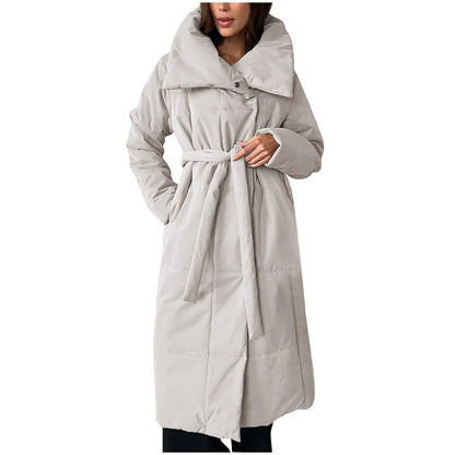 New Winter Women's Large Quilt Cotton Clothes Fashion Loose Long Overcoat Warm Cotton Jacket Female Cold Padded Jacket ?? ????
