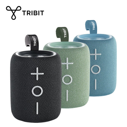 Alto-falante Bluetooth TRIBIT StormBox Mini, 12W Som 360° com XBass, LEDs, 12 Horas de reprodução, IPX7 à prova d'água, Para Caminhada/Ar Livre