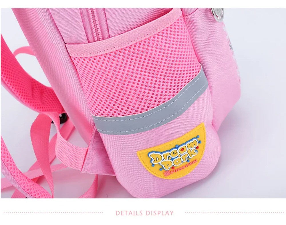 Mochila Escolar Infantil Feminina Disney Frozen 2 Elsa Princesa Desenho Animado Jardim de Infância Moda Viagem Dupla Alça Costa Criança Pequena Bagagem