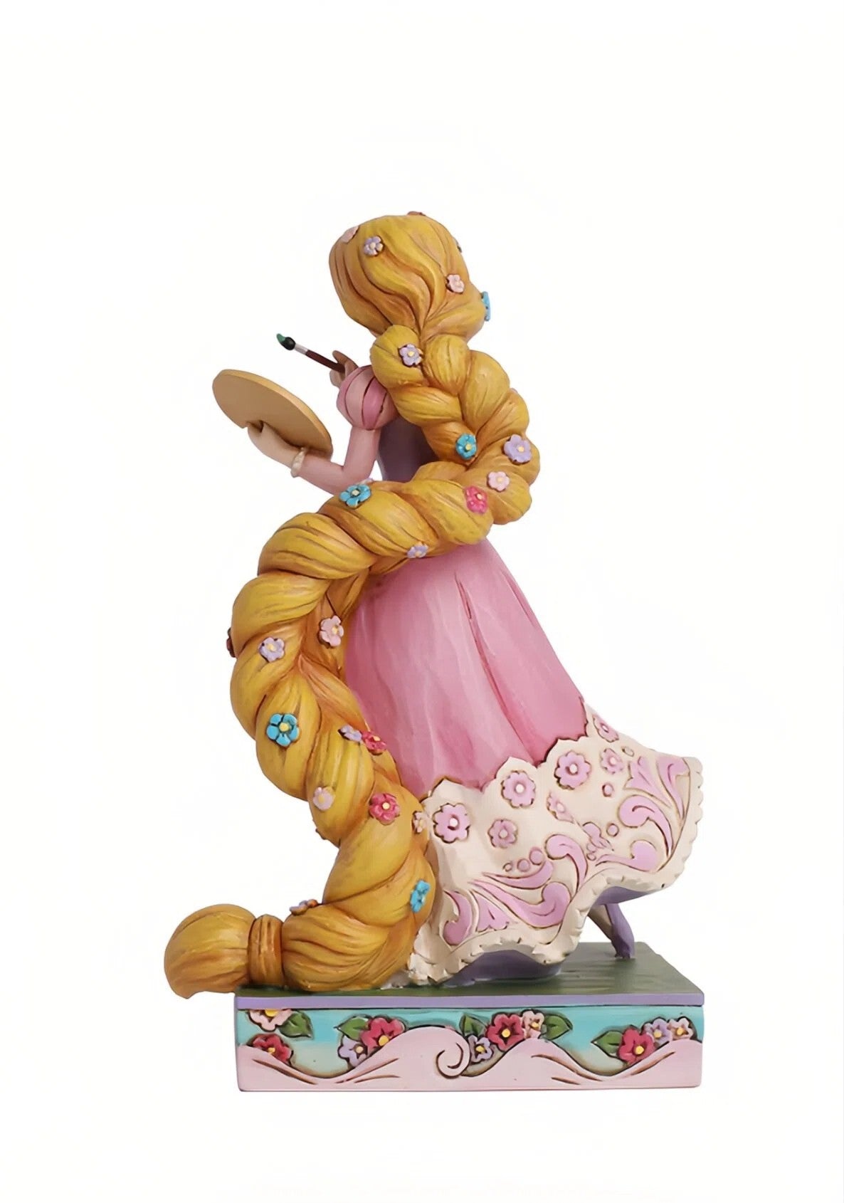 Novos produtos em estoque: Pinturas de personagens de desenho animado, Estatuetas de princesas de cabelo comprido, Brinquedos de estatuetas, Presentes surpresa de aniversário para meninas
