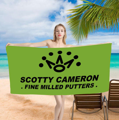 Beach Towel S-Scotty C-Cameron Printed Towel White thread One Piece Anime Bath Towel 75x150cm Bathroom Shower Washcloth Home