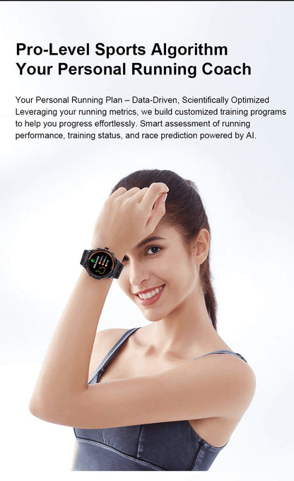 Novo Smartwatch Militar 2026 Bateria de 1000mAh Rastreamento GPS Bússola 10ATM À Prova D'água Tática Esportivo Lanterna Chamada HD Smartwatch Masculino