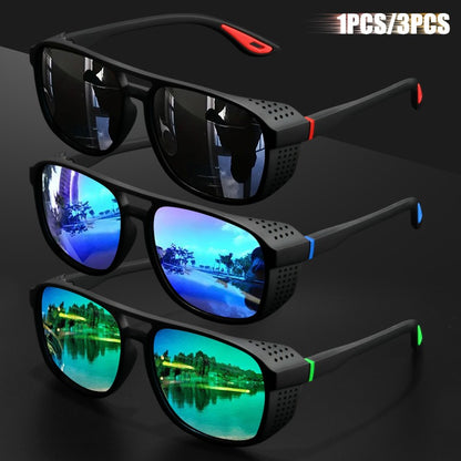 1PC/3PC sport polarized sunglasses, windproof design, suitable for outdoor cycling and running - lightweight UV400