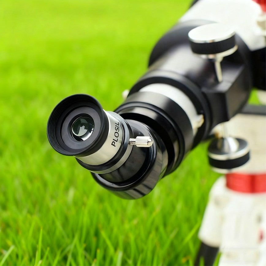 Acessórios para Telescópio Astronômico Ocular PL de 1,25 polegadas 4/10/20/25mm Lente Ótica Revestimento Banda Larga Multicamadas Filme Verde Metal