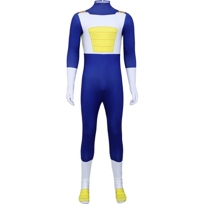 Halloween Vegeta Cos Jumpsuit Game Character Cosplay Bodysuit Halloween Party Costume Adult Fancy Dress Outfit Cosplay Uniform