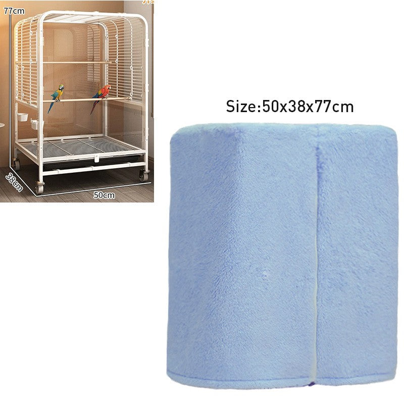 Capa Para Gaiola De Pássaros De Inverno Quente Respirável À Prova De Respingo Grande Capa Para Gaiola De Pássaros Sombra Protetora Para Gaiola De Papagaio Produtos Para Pássaros