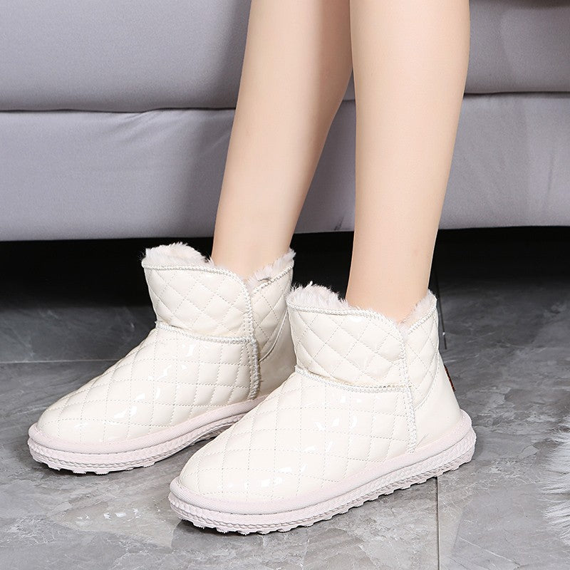 Women's snow boots winter warm plush boots women's  winter casual shoes women's ankle boots platform shoes