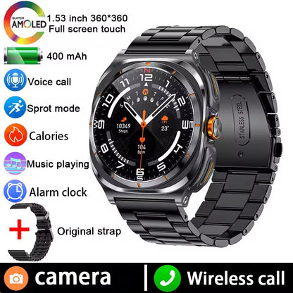 Chamada Bluetooth IP68 à Prova D'Água 2025 Novo Smartwatch 2 em 1 Atualizado com Fones de Ouvido Bluetooth TWS Para Homens e Mulheres Smartwatch Esportivo