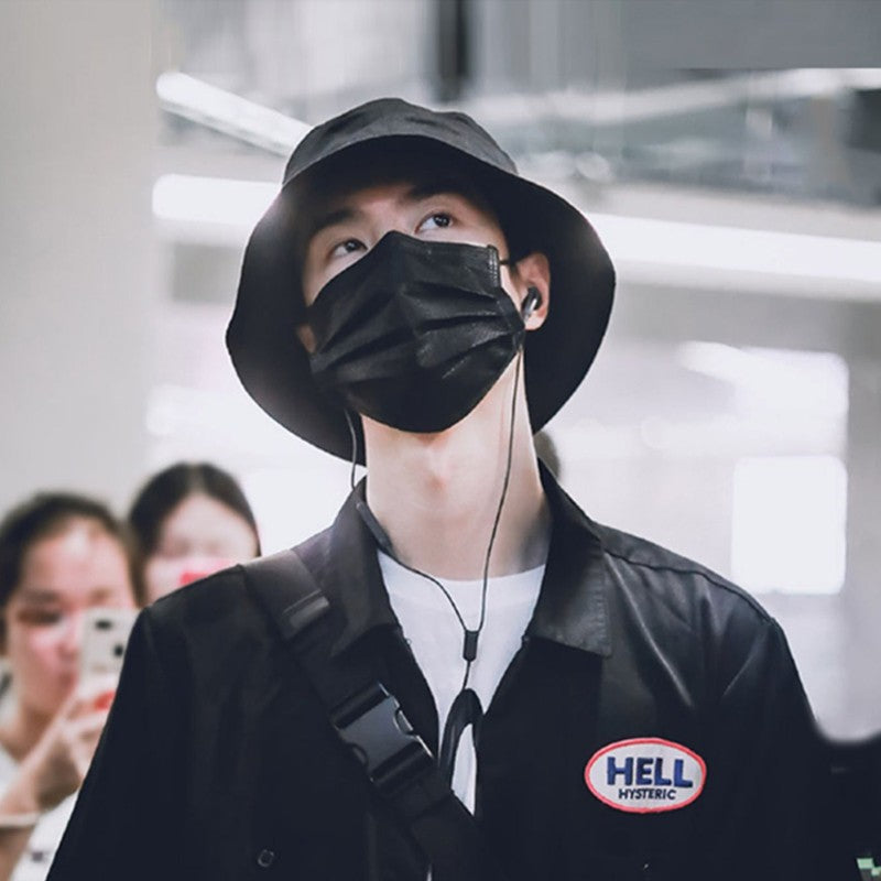 Big Head Letter Bucket Hat for Men Women XL Large Hip Hop Cap Fisherman Hat Summer Sun Hat Plus Size Panama