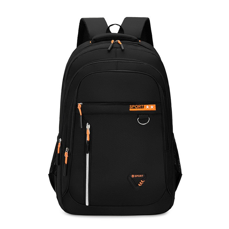 Mochila masculina - grande capacidade, alças ajustáveis, múltiplos compartimentos, adequada para escola, viagens e trabalho, casual