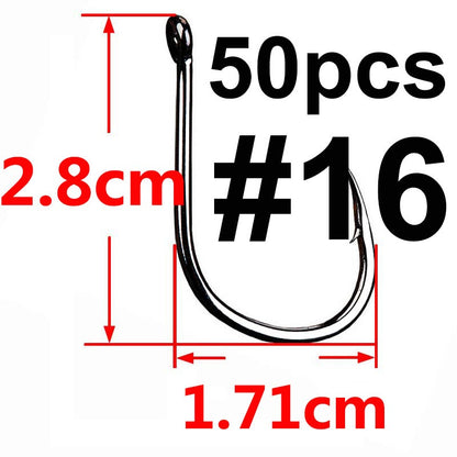 100/50/25 pçs Iseama Anzol de Pesca de Carpa Offset Círculo Único Anzol de Pesca de Mosca Anzol Jig Barba Mar Peixe Acessórios de Pesca