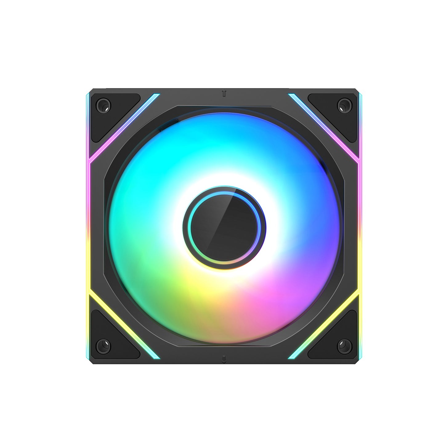 ICE Whale WX-2 Wire-Splicing PC Case Cooling Fan ARGB Mirror Cycle Light Effect 600-1800RPM PWM Water Cooling 360mm Cooler Fan