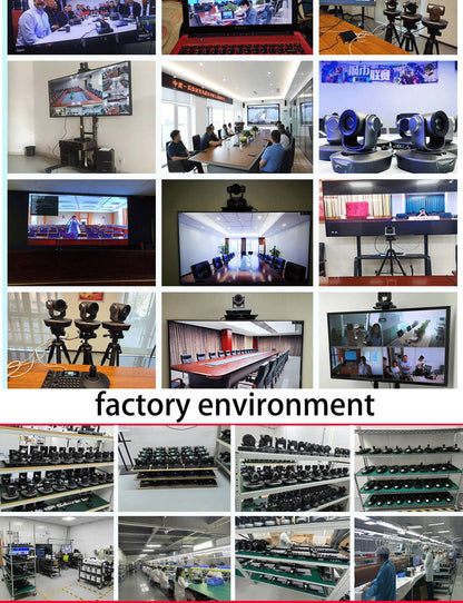 4K NDI  PTZ Camera 1-10pcs 20X Zoom Video Conference Camera for Church Business Meeting Optional 1 controller keyboard kit