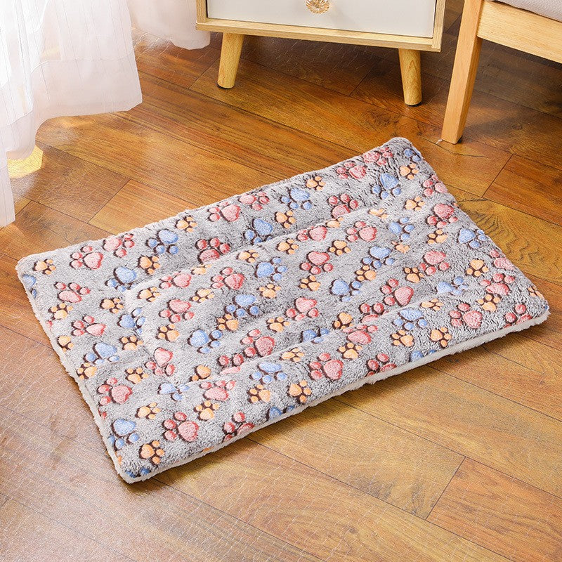 Tapete para Cães Pequenos Fofo, Dupla Face, Quente de Inverno, Sofá Cobertor para Gatos de Médio Porte, Almofada para Cama de Filhotes Macia, Acessórios para Cama de Animais de Estimação