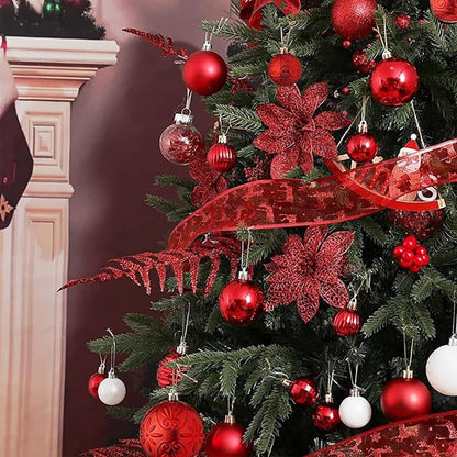 24Pcs 3cm Christmas Balls Christmas Tree Decoration Xmas Hanging Tree Pendants Home Party Christmas Tree Decor New Year Gifts