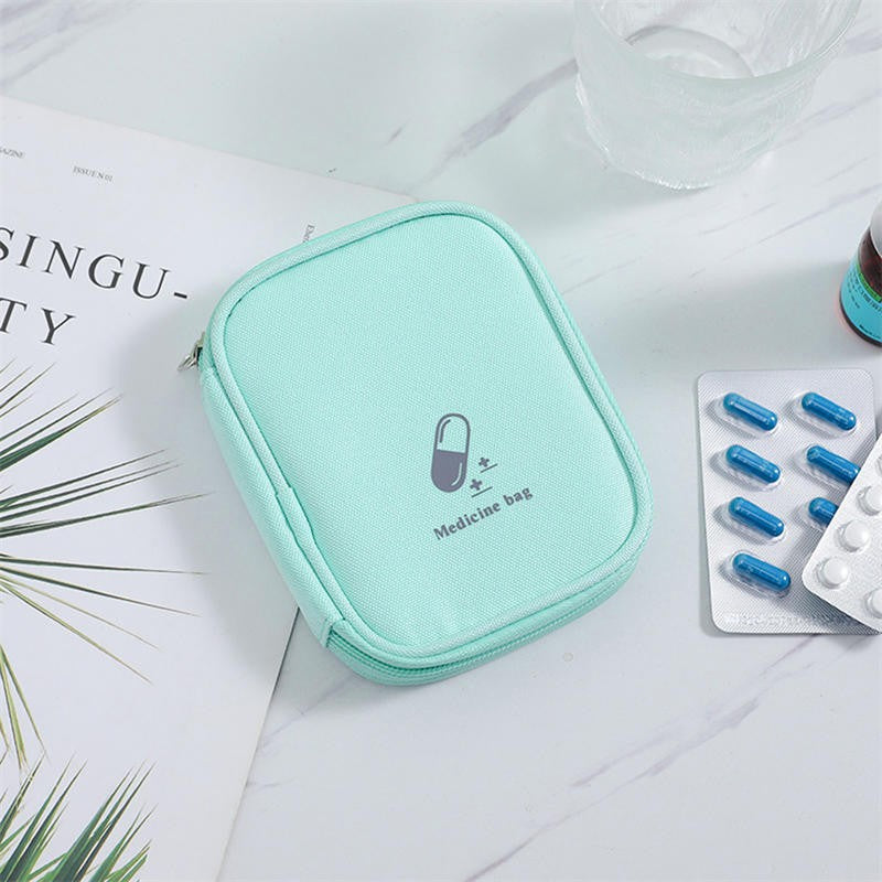 Portable First Aid Medical Kit Travel Outdoor Camping Emergency Medicine Storage Bag Travel Mini  Pouch Organizer Pill Case